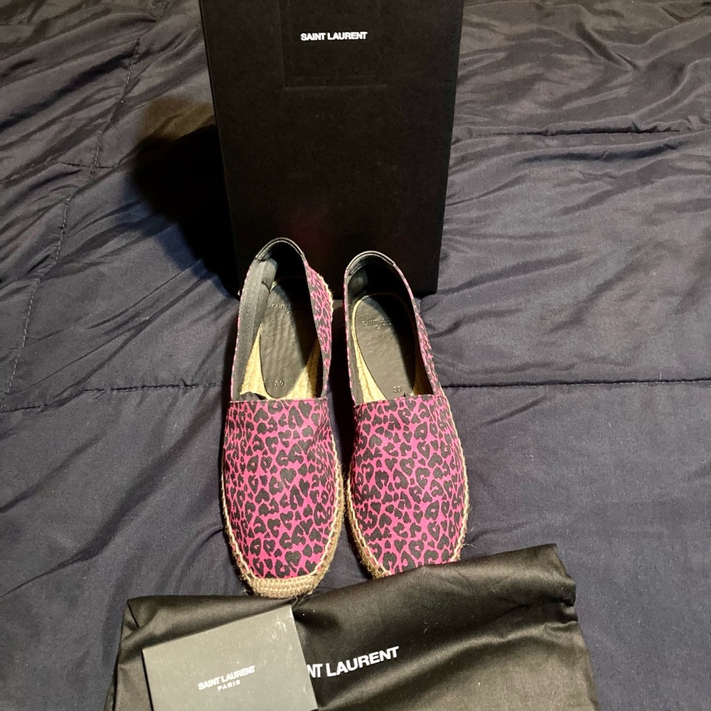 💯AUTHENTIC YSL SAINT LAURENT ESPADRILLES